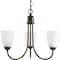 Progress Lighting Gather Collection Three-Light Chandelier P4440-20 - alternate 1